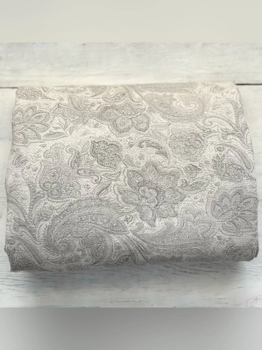 Restoration Hardware RH Italian Antiqued Floral Queen Duvet Cover Jacquard Italy